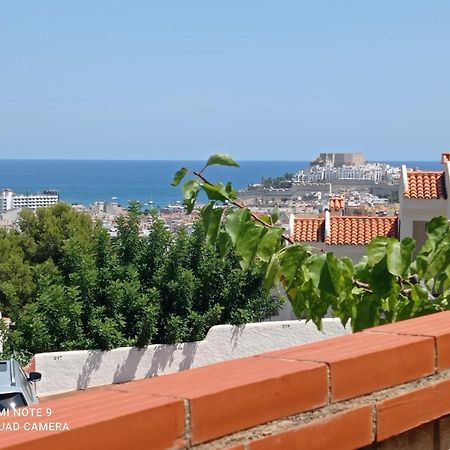 Charmant Appartement Avec Vue Sur Le Chateau De Peñíscola Exteriör bild