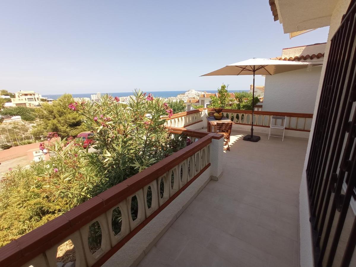 Charmant Appartement Avec Vue Sur Le Chateau De Peñíscola Exteriör bild