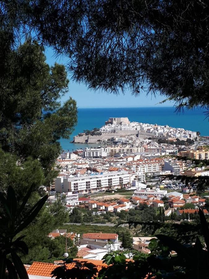 Charmant Appartement Avec Vue Sur Le Chateau De Peñíscola Exteriör bild